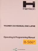 Harrison-Harrison Model 10-AA, Precision Lathe, Instructions & Spare Parts Maual 1972-10-AA-06
